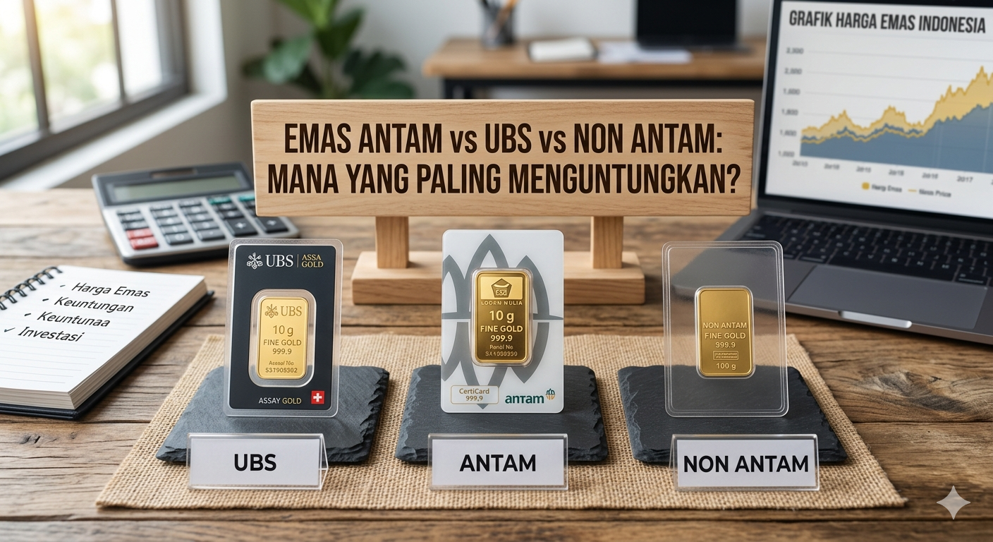 Emas Antam vs UBS vs Non Antam: Mana yang Paling Menguntungkan?