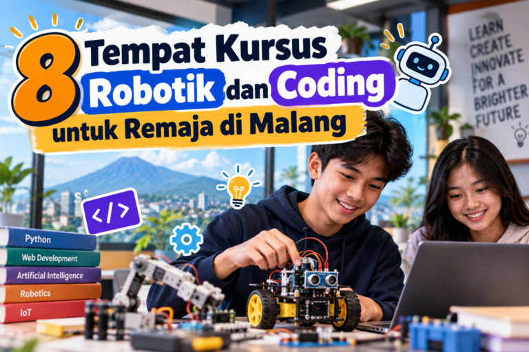 8 tempat kursus robotik dan coding untuk remaja di Malang